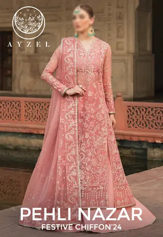 Ayzel Pehli Nazar Festive Chiffon Collection 2024