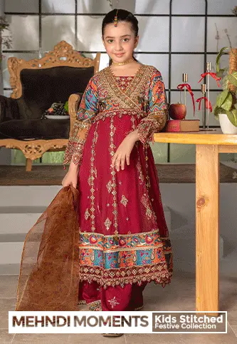 Mehndi Moments Kids Stitched Festive Collection