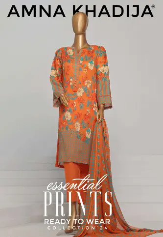  Amna Khadija Essential Prints RTW Collection 2024