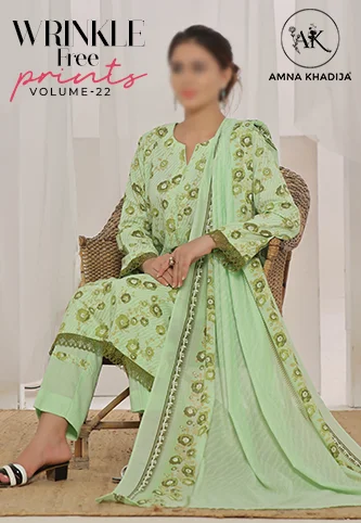 Amna Khadija Wrinkle Free Print Collection Vol 20