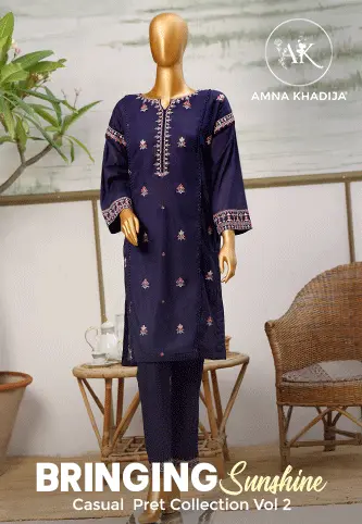 Bringing Sunshine Casual Pret Collection Vol 2 by Amna Khadija