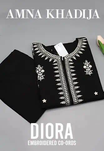 Diora 2 PC Embroidered Co-Ords Collection 2024