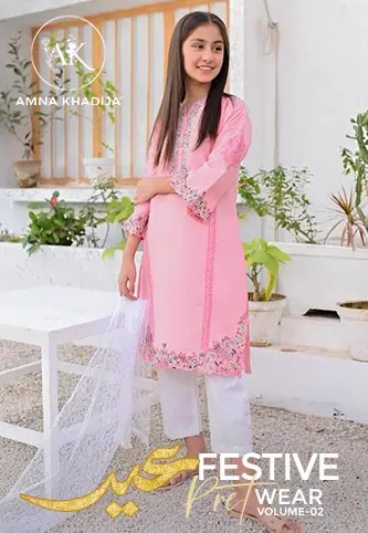 Eid Festive Pretwear Collection by Amna Khadija