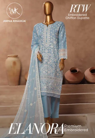 Elanora Premium RTW Embroidered Collection By Amna Khadija