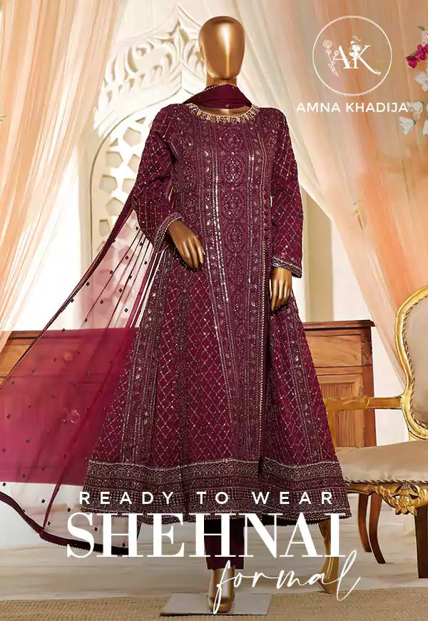 Shehnai Formal RTW Collection by Amna Khadija