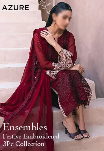 Azure - Ensembles - Festive Embroidered 3Pc Collection 2024