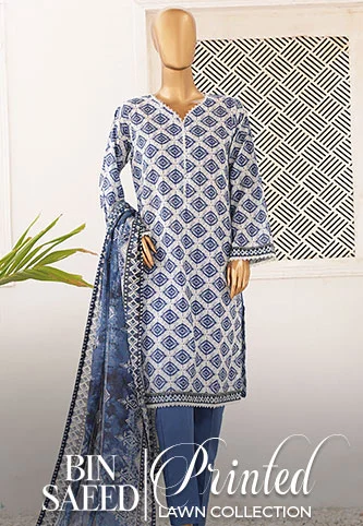 Bin Saeed Printed Lawn Collection 2024