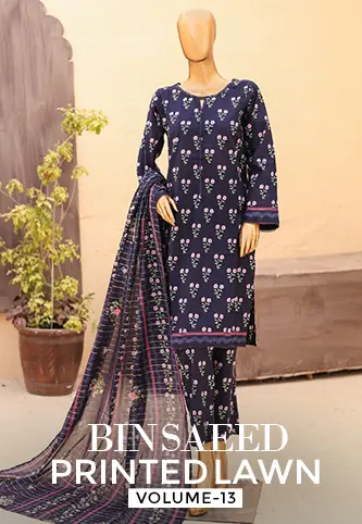 Bin Saeed Printed Lawn Collection 2024 Vol 11