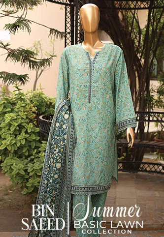 Bin Saeed Summer Basic Lawn Collection 2024