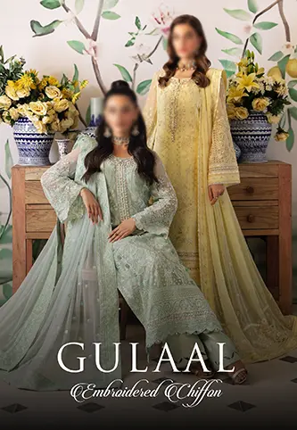 Gulaal - Unstitched Embroidered Chiffon Collection