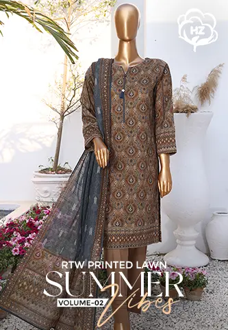 HZ RTW Summer Vibes Printed Lawn Collection Vol 02