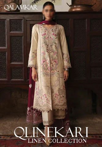 Qalamkar Qlinekari Winter Linen Unstitched Collection 2024