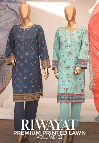 Riwayat Premium Printed Lawn Collection Vol 02