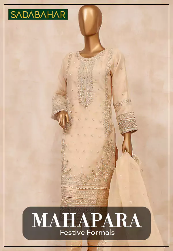 SADABAHAR Karandi Embroidered with Shawl Collection 2023