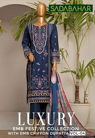 SADABAHAR Luxury Embroidered Festive Collection Vol 02