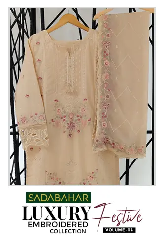 SADABAHAR Luxury Embroidered Festive Collection Vol 4