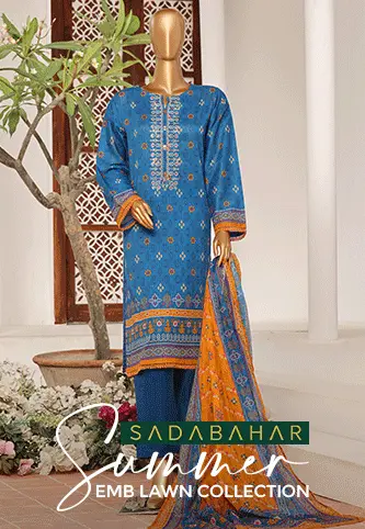 Sadabahar Summer Embroidered Lawn Collection Vol-02