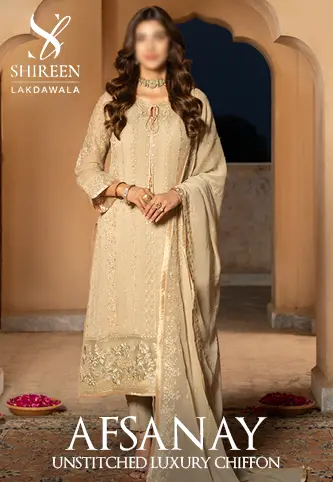 Afsanay Unstitched Luxury Chiffon Collection