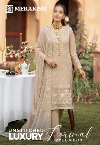 Merakish Unstitched Luxury Formal Collection Vol 12 2024