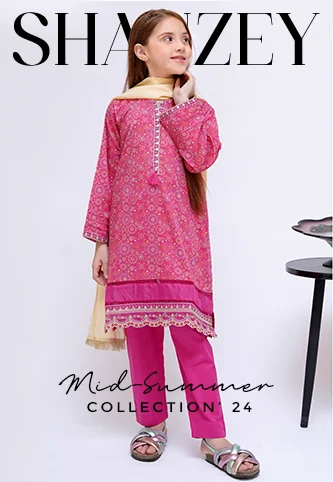 Shanzey Mid Summer Embroidered Lawn Collection 2024