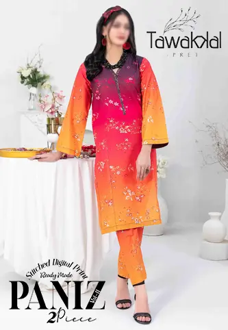 Paniz Vol 1 Stitched Digital Printed 2pcs Collection 2024