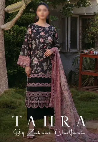 Zainab Chottani Tahra Embroidered Lawn Collection 2024