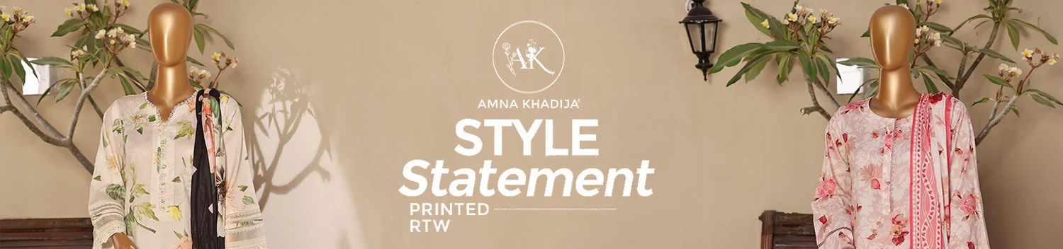 Amna Khadija Style Statement Printed RTW Collection