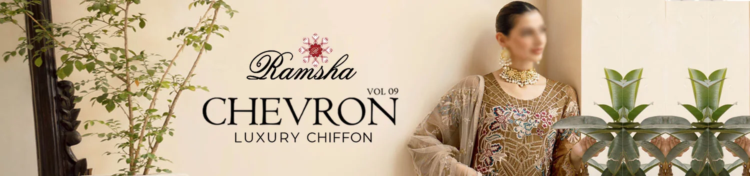 Ramsha Chevron Luxury Chiffon Collection Vol 09