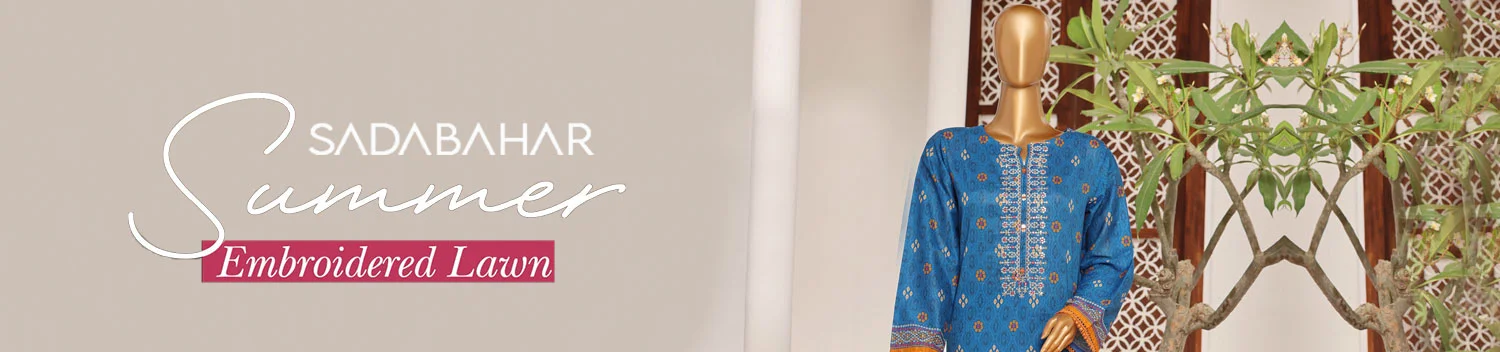 Sadabahar Summer Embroidered Lawn Collection Vol-02