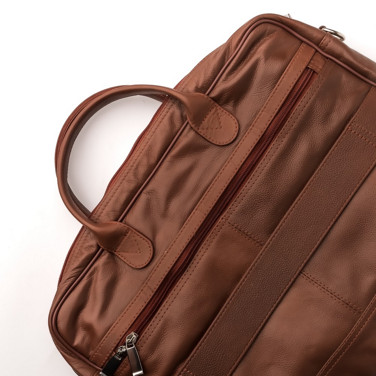 Leather Backpacks By JILD Executive Leather Laptop Bag-Tan