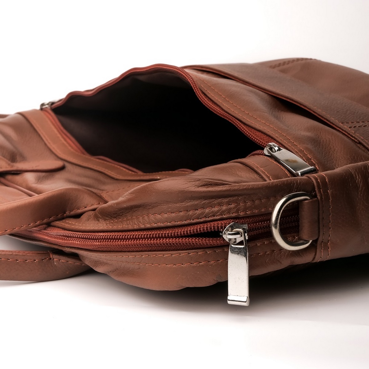 Leather Backpacks By JILD Executive Leather Laptop Bag-Tan