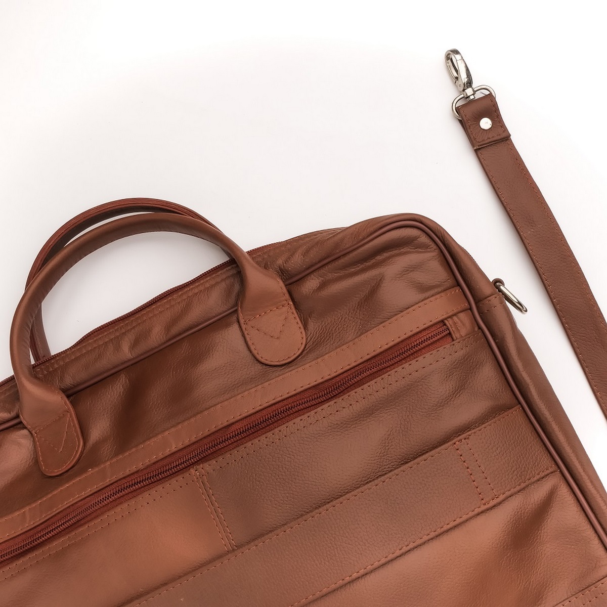 Leather Backpacks By JILD Executive Leather Laptop Bag-Tan