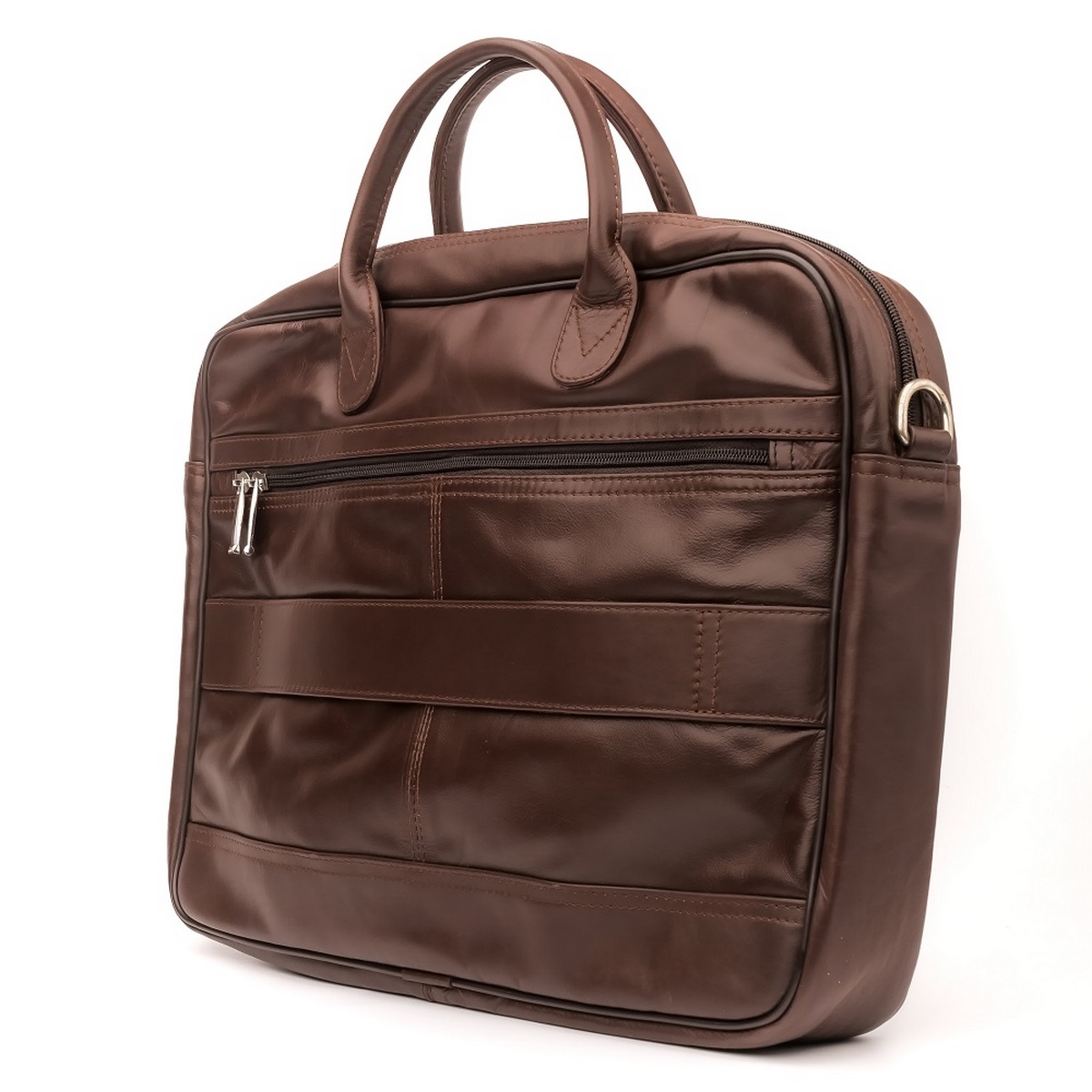 Leather Backpacks By JILD Executive Leather Laptop Bag-Brown