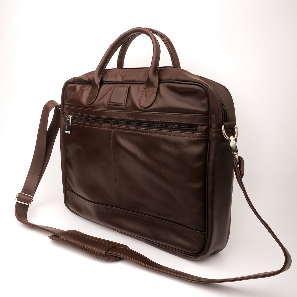 Leather Backpacks By JILD Executive Leather Laptop Bag-Brown