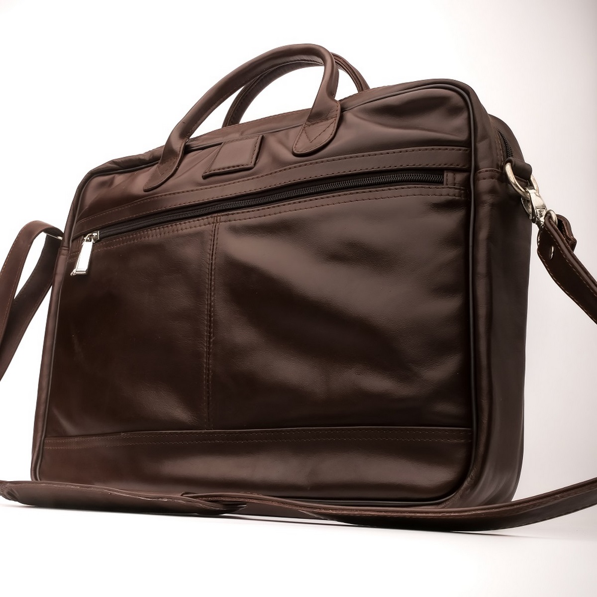 Leather Backpacks By JILD Executive Leather Laptop Bag-Brown