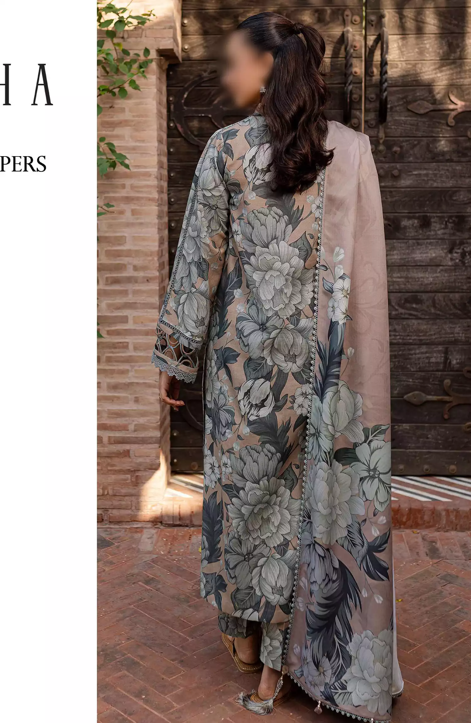 Farasha The Winter Whispers Unstitched Khaddar 2024 - 08 KELY