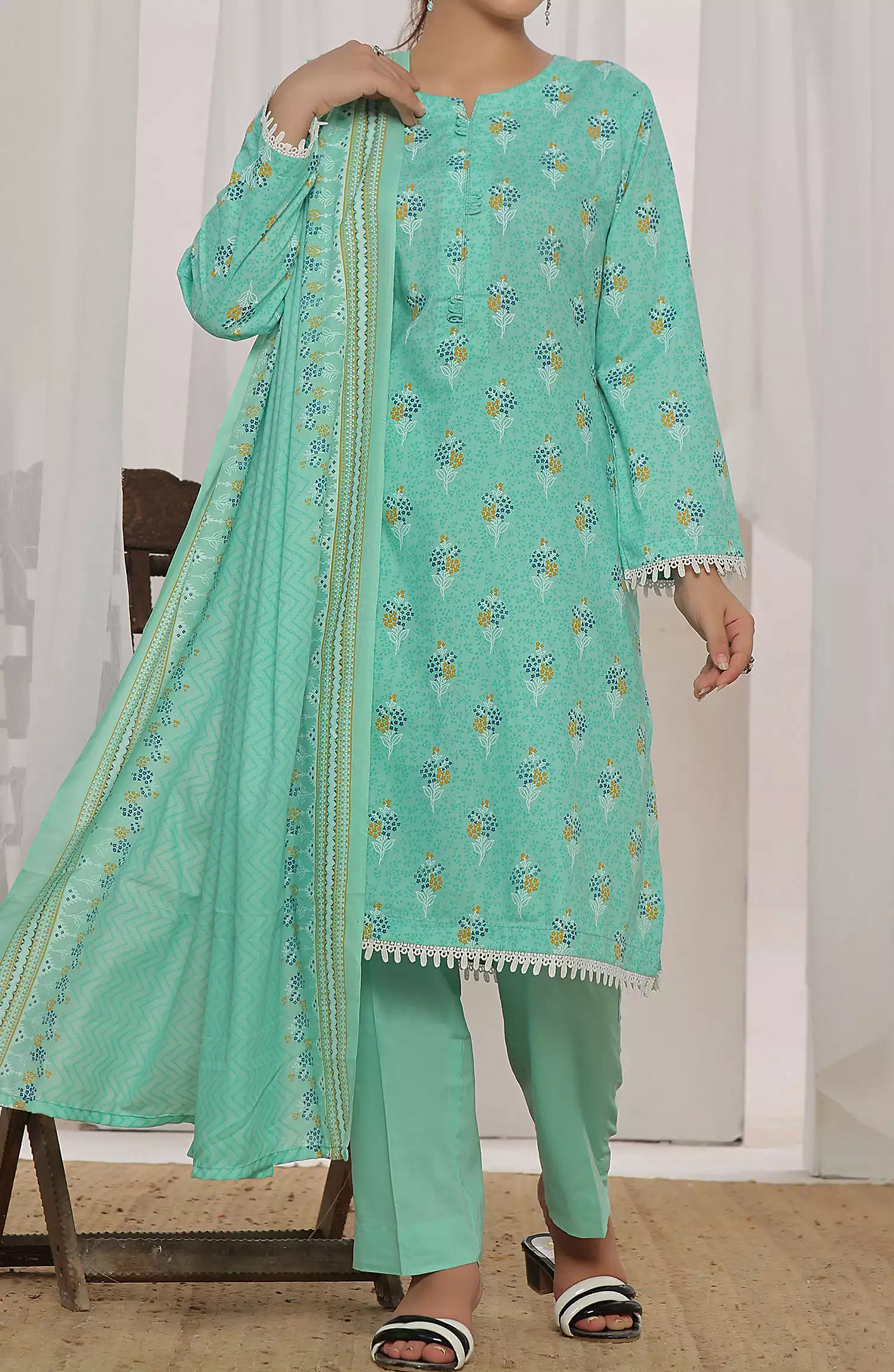 Amna Khadija Wrinkle Free Print Collection Vol 22 - D 1134 D