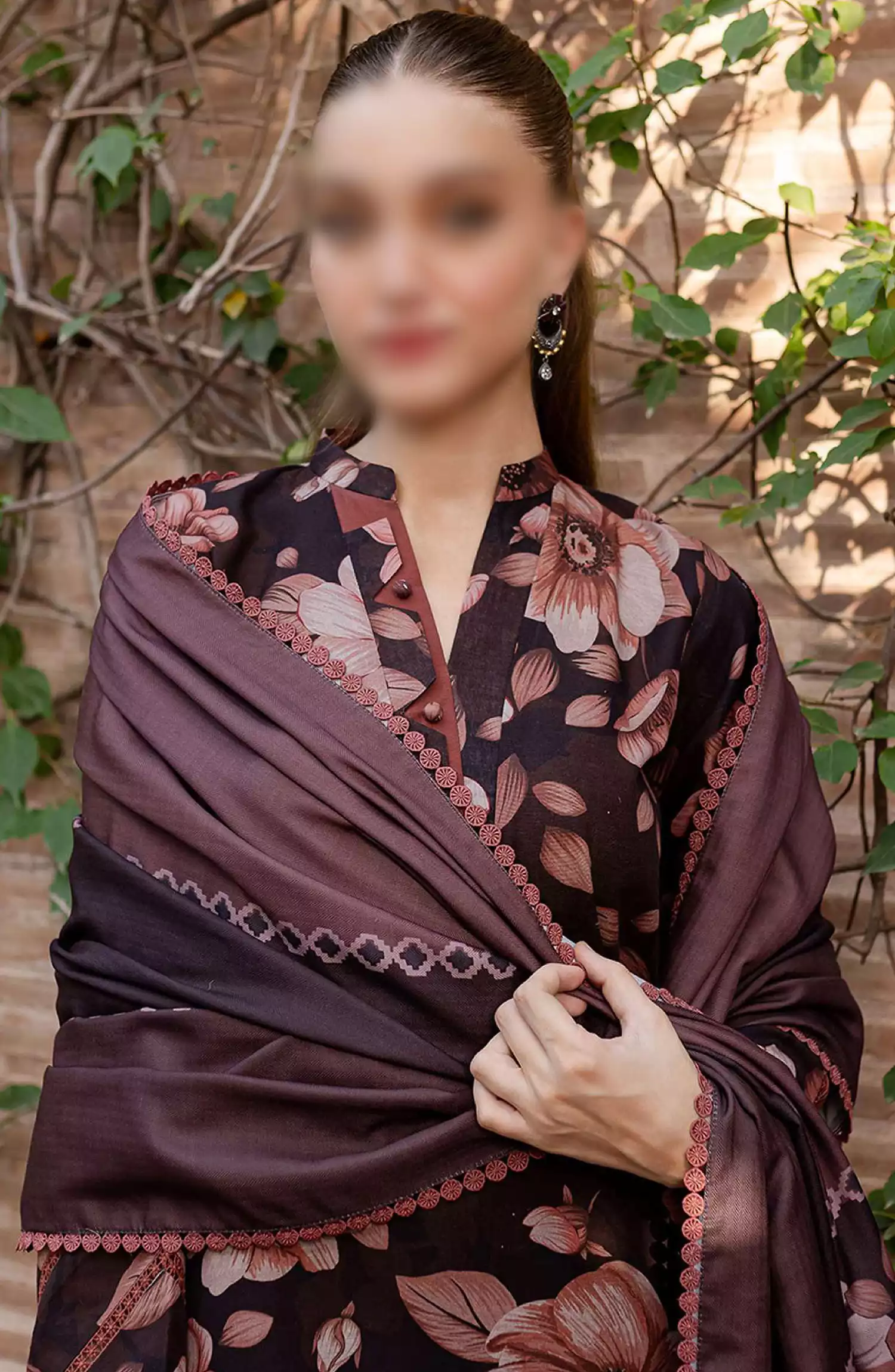 Farasha The Winter Whispers Unstitched Khaddar 2024 - 14 RUSTIC