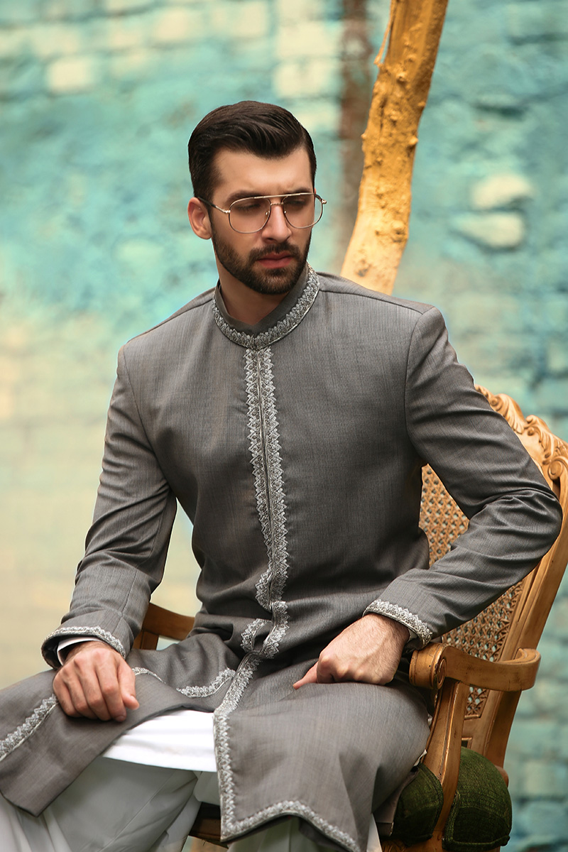 Ash - Exclusive Sherwani Collection by Gem Garments