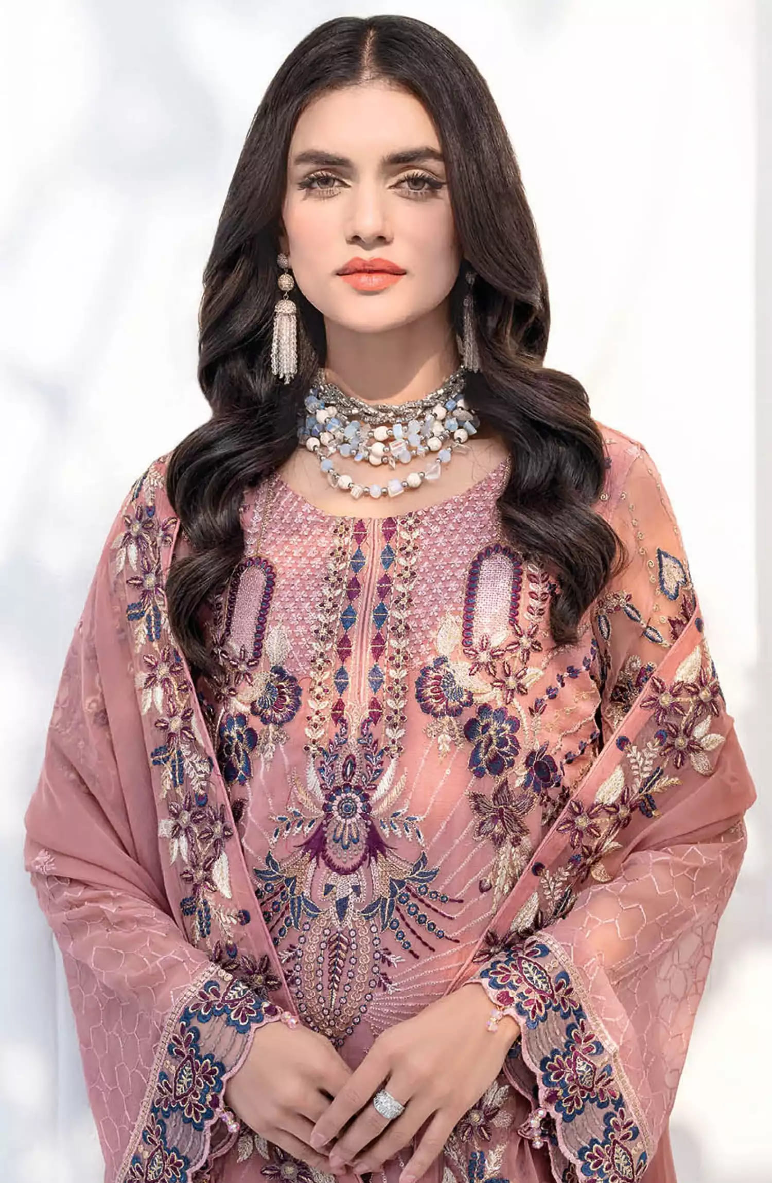 Ramsha Chevron Luxury Chiffon Collection Vol 06 - A 604