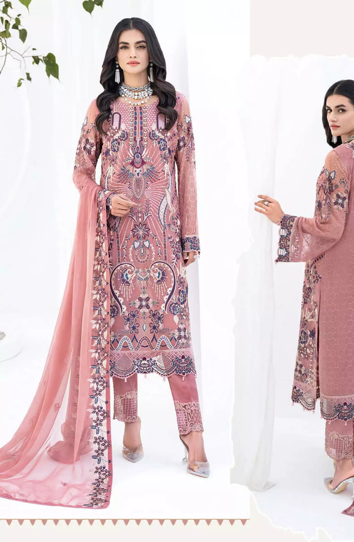 Ramsha Chevron Luxury Chiffon Collection Vol 06 - A 604