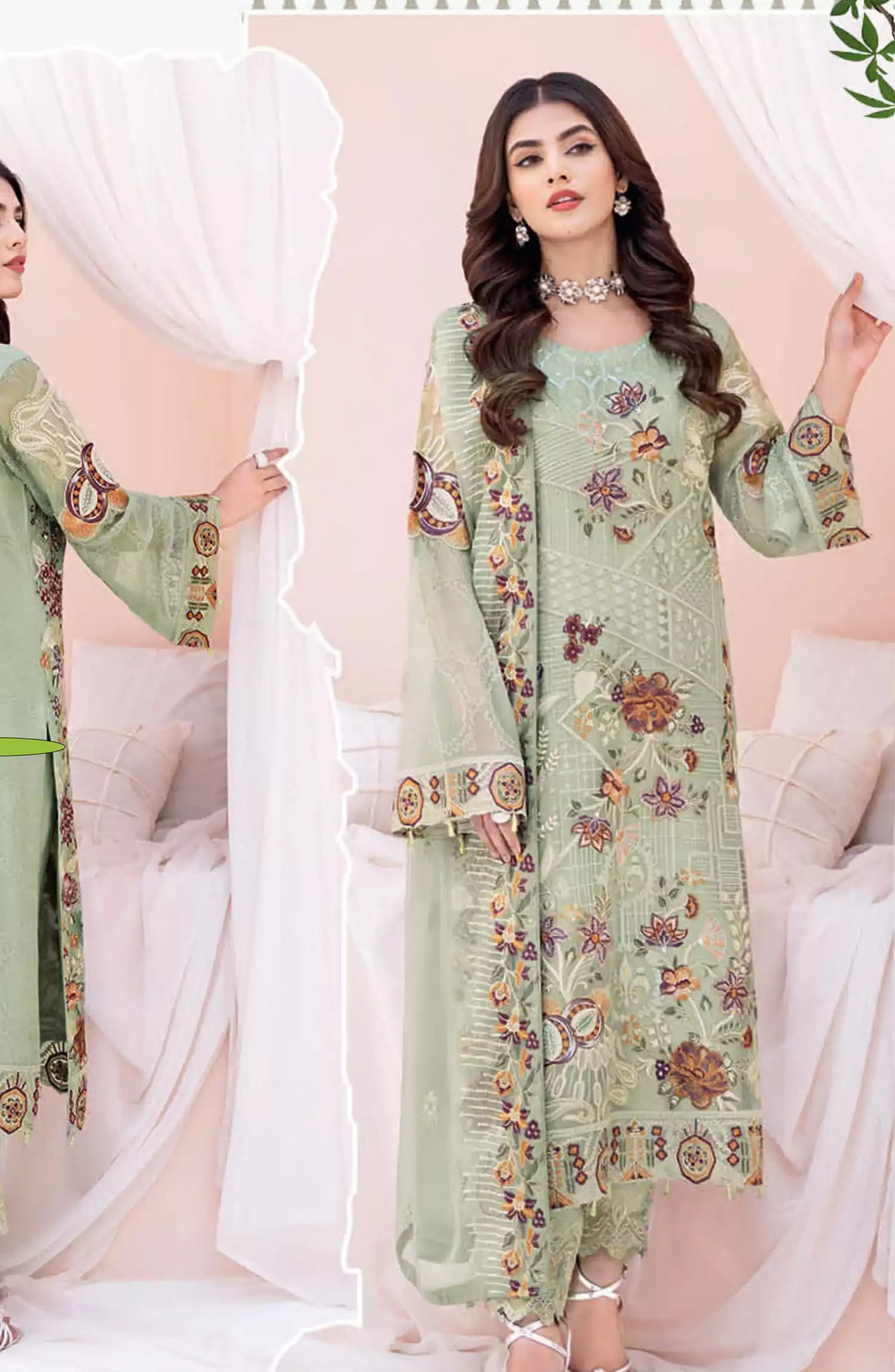 Ramsha Chevron Luxury Chiffon Collection Vol 06 - A 607