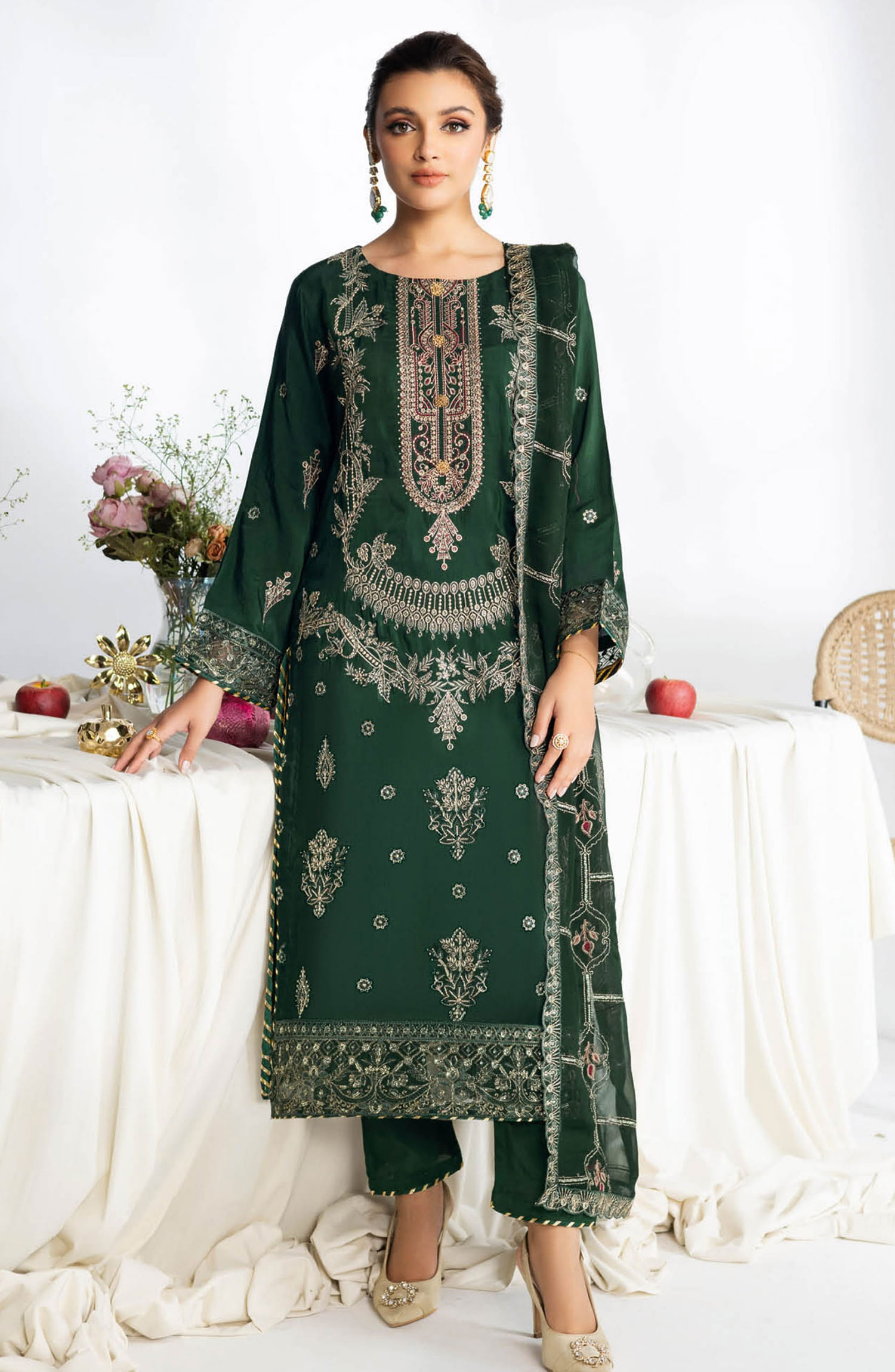 Ramsha Aangan Luxury Rawsilk Collection Vol 01 - AA - 107