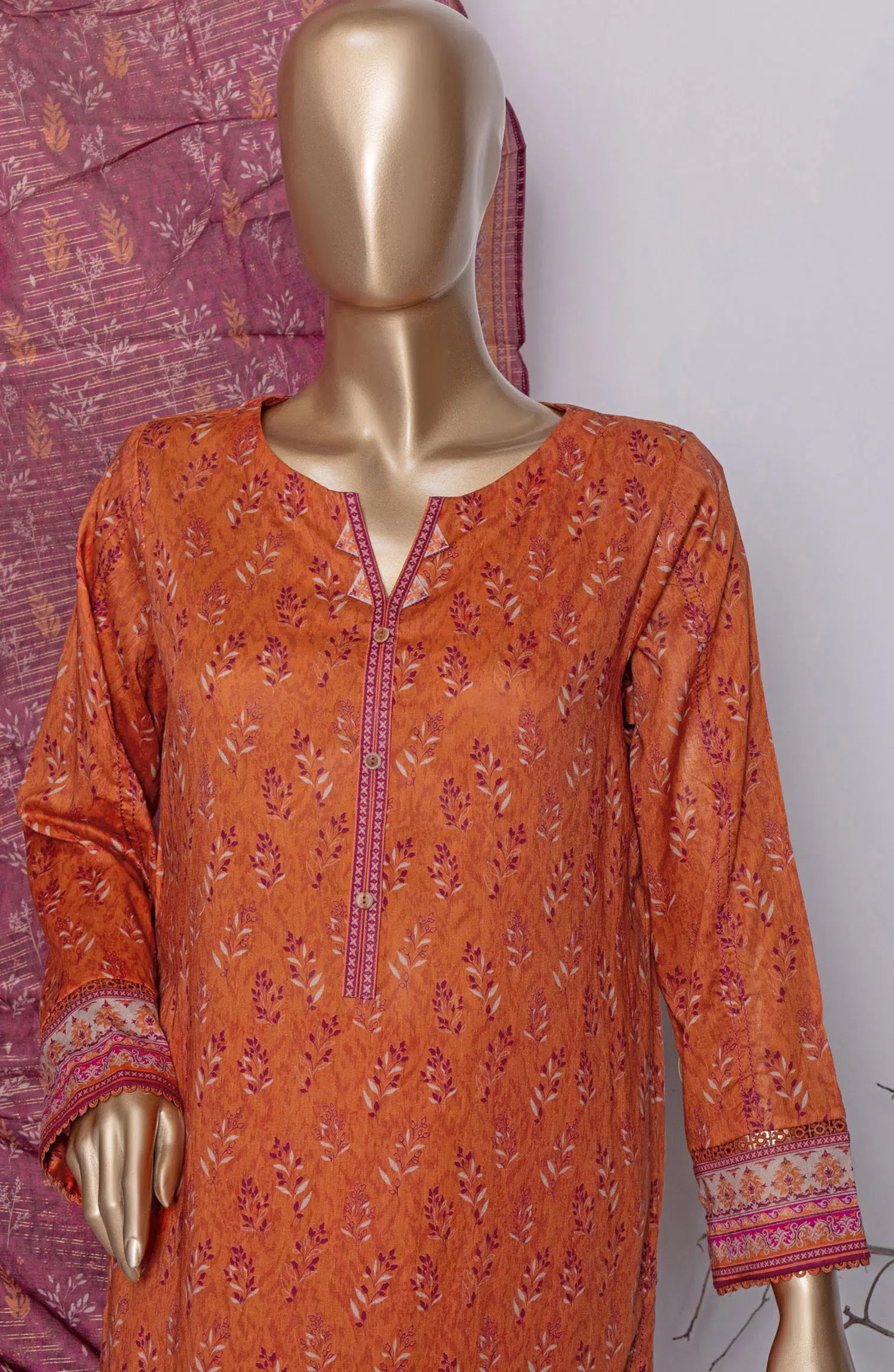 HZ Asasa Digital Embroidered Lawn Collection 2024 - AEL 67