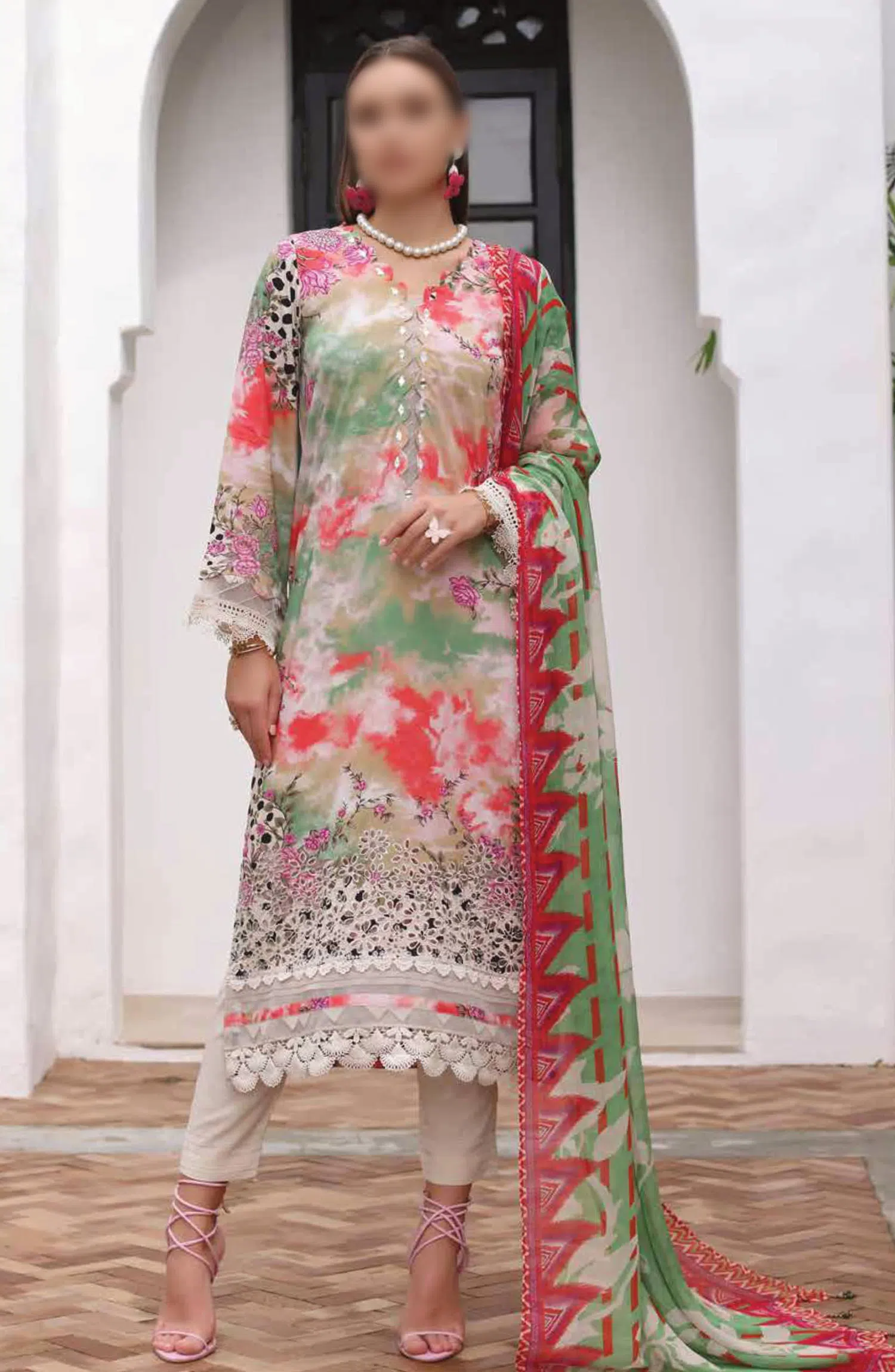 Aafreen Embroidered Chikankari Viscose Collection By Riaz Arts - AF 126