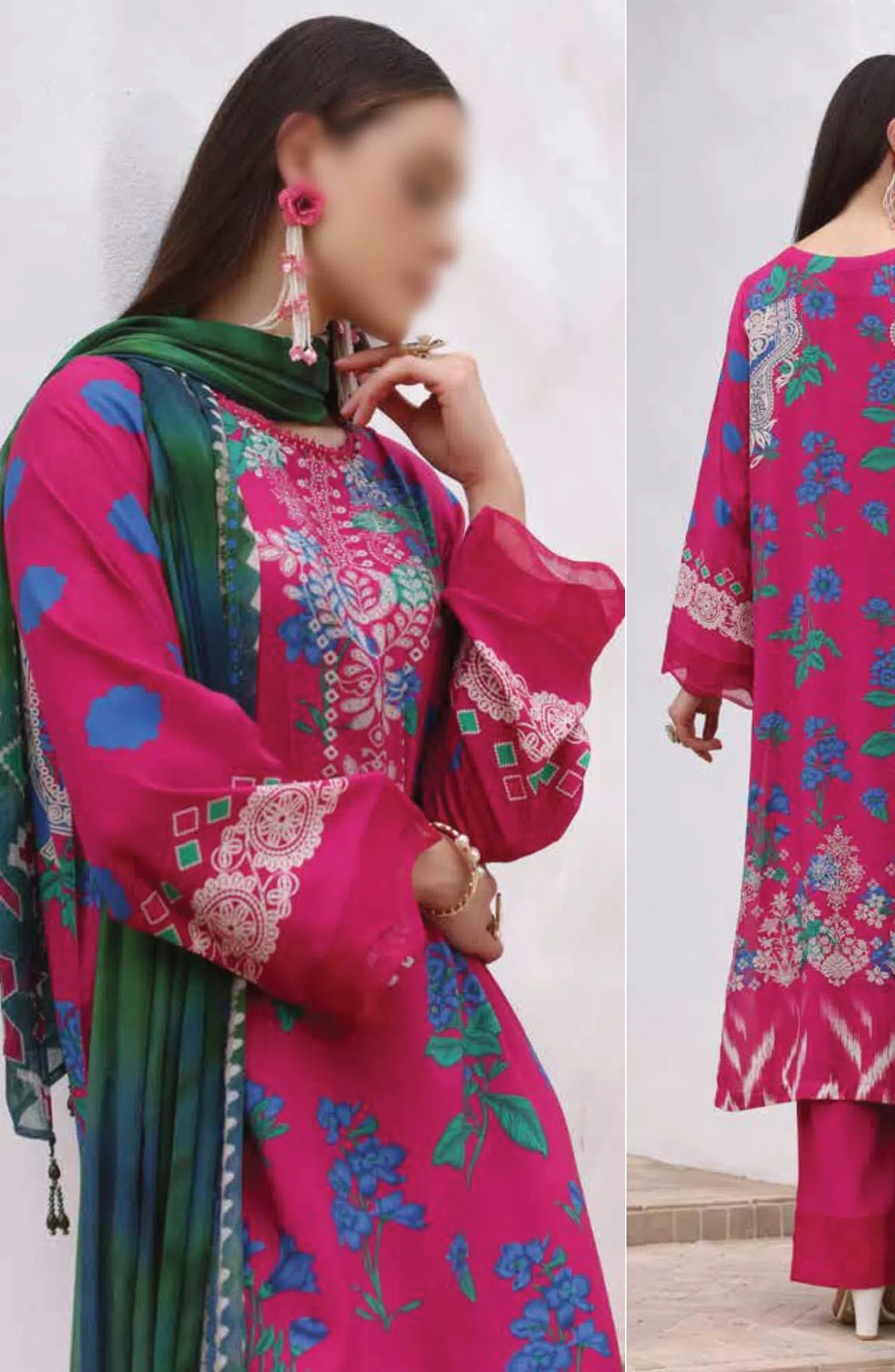 Aafreen Embroidered Chikankari Viscose Collection By Riaz Arts - AF 129