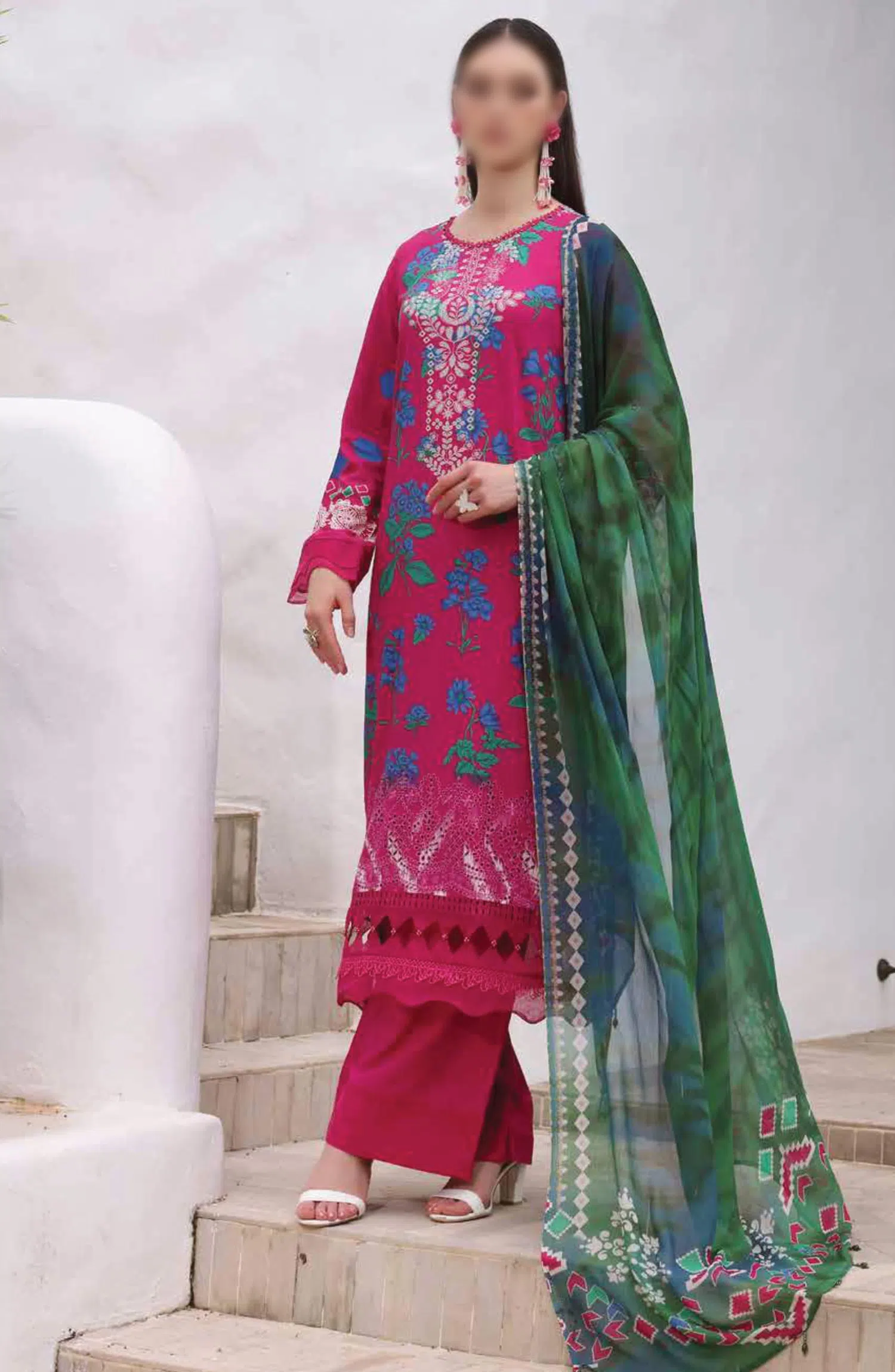 Aafreen Embroidered Chikankari Viscose Collection By Riaz Arts - AF 129