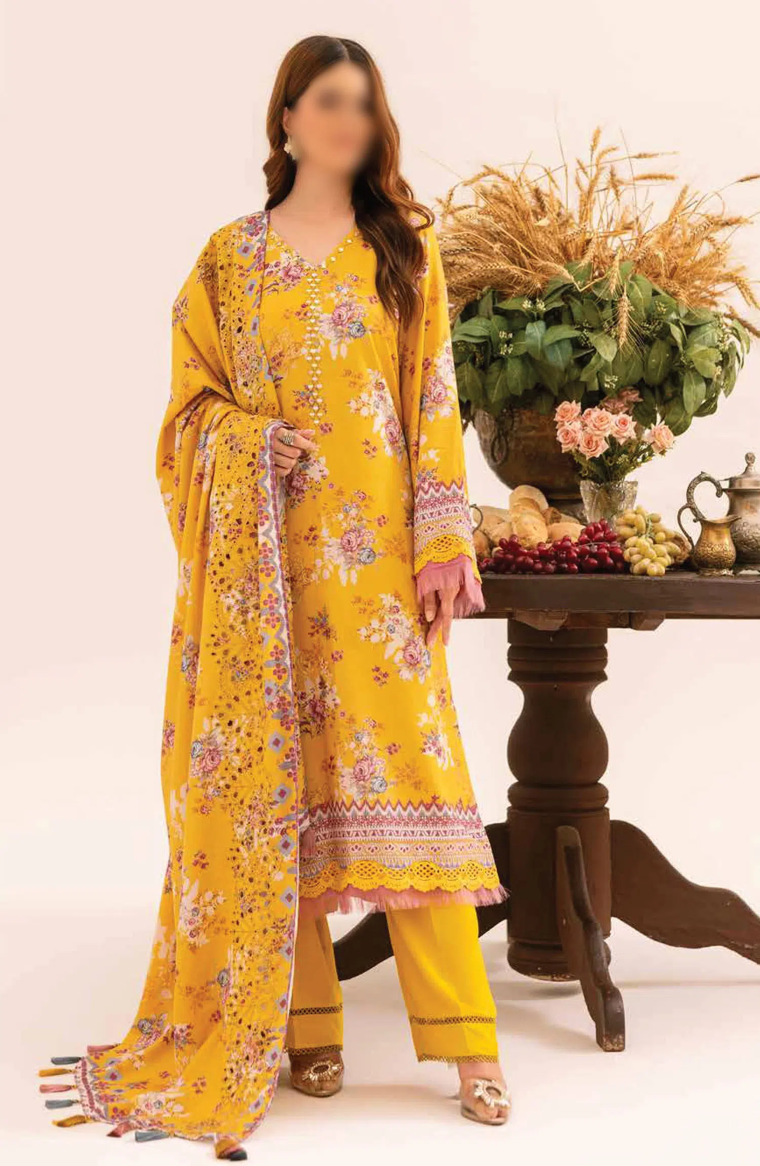 Aafreen Embroidered Karandi Collection By Riaz Arts - AF 134