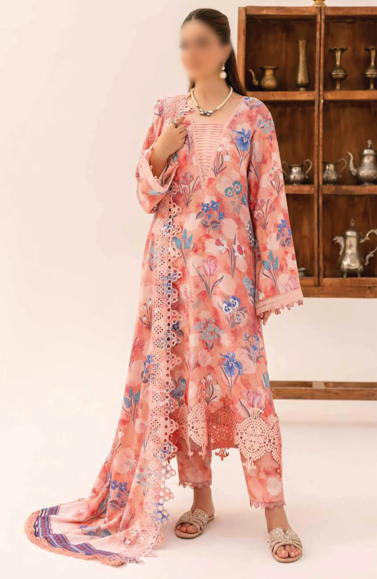 Aafreen Embroidered Karandi Collection By Riaz Arts - AF 137