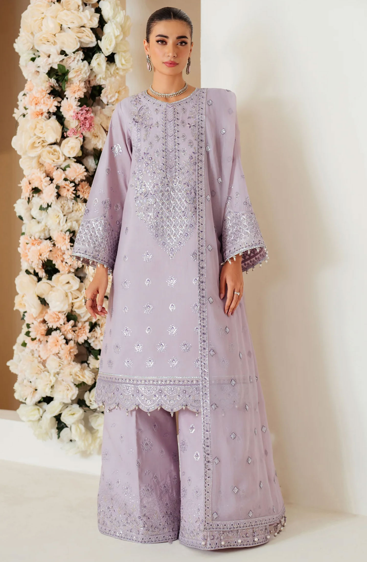 Alizeh Luxe Raw Silk Unstitched Collection 2024 - AF-RS-02-Berry